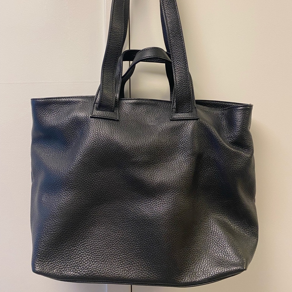 Shoulder leather bag
